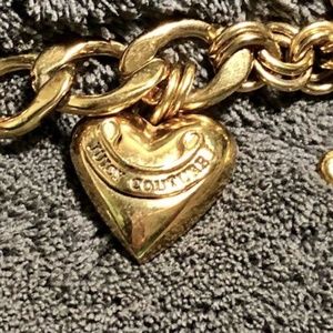 Juicy Couture Jewelry - Juicy Couture Goldtone Heart & J Charm Bracelet Juicy Couture Jewelry - Juicy Couture Goldtone Heart & J Charm Bracelet